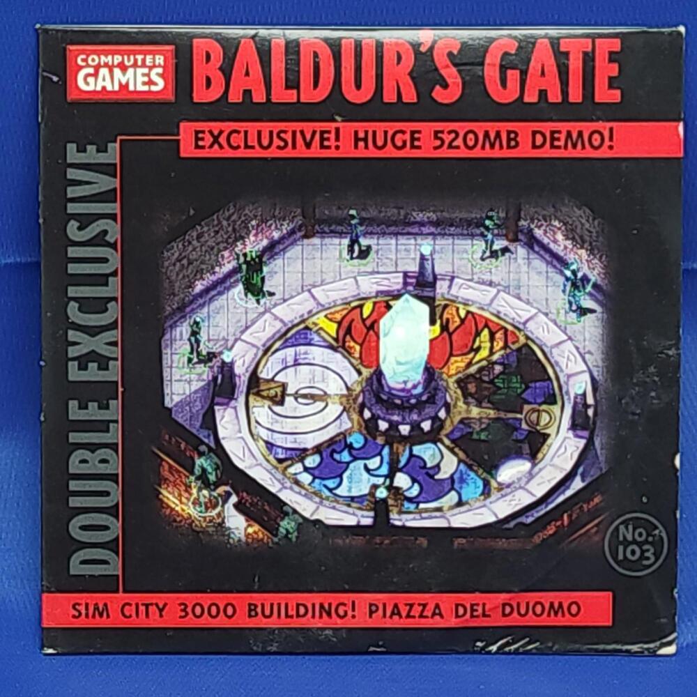 Baldur's Gate PC Demo‎ Disc No. 103 With SimCity 3000 Building Piazza Duomo